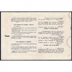 Congo Belge - Loterie - 1947 - 12e tranche - 1/10ème - Etat : SUP