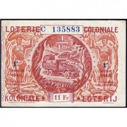 Congo Belge - Loterie - 1948 - 1e tranche - 1/10ème - Etat : SUP+