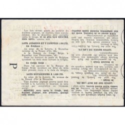 Congo Belge - Loterie - 1948 - 3e tranche - 1/10ème - Etat : SUP+