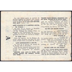 Congo Belge - Loterie - 1948 - 8e tranche - 1/10ème - Etat : SPL+