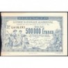 Algérie - Billet de loterie - 1 franc - 19/07/1881 - Etat : SUP