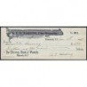 Etats Unis - Chèque - The Citizens Bank of Waverly - 1907 - Etat : TTB+