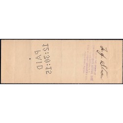 Etats Unis - Chèque - Connecticut River National Bank - 1915 - Etat : SUP