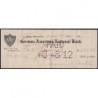 Etats Unis - Chèque - German-American National Bank - 1912 - Etat : TTB