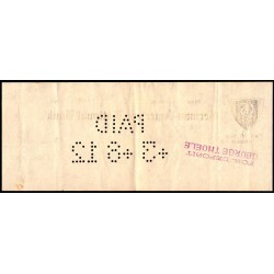 Etats Unis - Chèque - German-American National Bank - 1912 - Etat : TTB