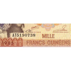 Guinée - Pick 32a_2 - 1'000 francs guinéens - Série AT - 1985 - Etat : SUP