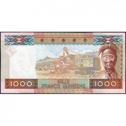 Guinée - Pick 43a - 1'000 francs guinéens - Série KX - 01/03/2010 - Commémoratif - Etat : NEUF