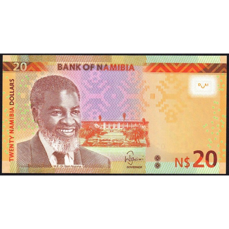 Namibie - Pick 17b - 20 dollars - Série E - 2018 - Etat : NEUF