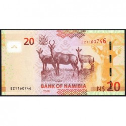 Namibie - Pick 17b - 20 dollars - Série E - 2018 - Etat : NEUF