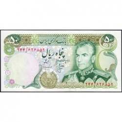 Iran - Pick 101c - 50 rials - Série 244 - 1974 - Etat : NEUF
