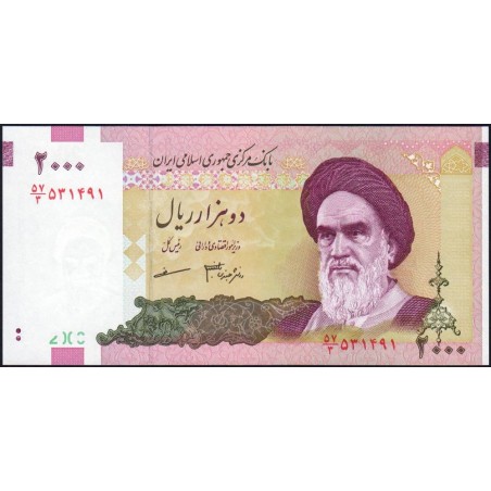 Iran - Pick 144b - 2'000 rials - Série 57/3 - 2008 - Etat : NEUF