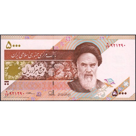 Iran - Pick 152b - 5'000 rials - Série 9/23 - 2014 - Etat : NEUF