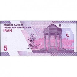 Iran - Pick 162a - 50'000 rials / 5 tomans - Série 3/1 - 2021 - Etat : NEUF