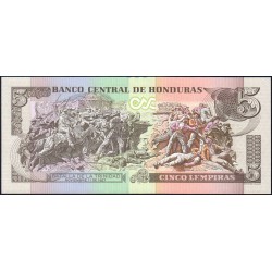 Honduras - Pick 98b - 5 lempiras - Série BL - 12/06/2014 - Etat : NEUF