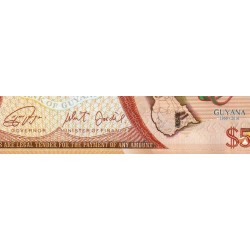 Guyana - Pick 41 - 50 dollars - Série AB - 2016 - Commémoratif - Etat : NEUF