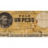Porto Rico - Pick 7b - 1 peso - Sans série - 17/08/1895 - Etat : TB