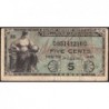 Etats Unis - Militaire - Pick M22 - 5 cents - Séries 481 - 20/06/1951 - Etat : TB