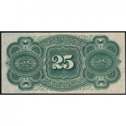Etats Unis - Pick 118d - 25 cents - 4e émission - 03/03/1863 - Etat : SUP+