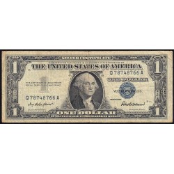 Etats Unis d'Amérique - Pick 419 - 1 dollar - Série Q A - 1957 - Etat : TB