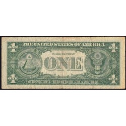 Etats Unis - Pick 419 - 1 dollar - Série Q A - 1957 - Etat : TB