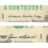 Etats Unis - Pick 474 - 1 dollar - Série A E - 1985 - Boston - Etat : TB