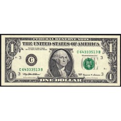 Etats Unis - Pick 496a_1 - 1 dollar - Série C B - 1995 - Philadelphie - Etat : SUP+