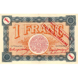 Belfort - Pirot 23-45 - 1 franc - Série AU 146 - 04/11/1918 - Etat : SUP
