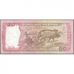 Bangladesh - Pick 56a - 50 taka - Série ক ক - 2011 - Etat : NEUF