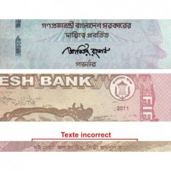 Bangladesh - Pick 56a - 50 taka - Série ক ক - 2011 - Etat : NEUF