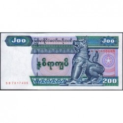 Myanmar - Pick 78 - 200 kyats - Série SB - 2004 - Etat : NEUF