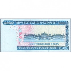 Myanmar - Pick 86 - 1'000 kyats - Série AC F - 2020 - Etat : NEUF