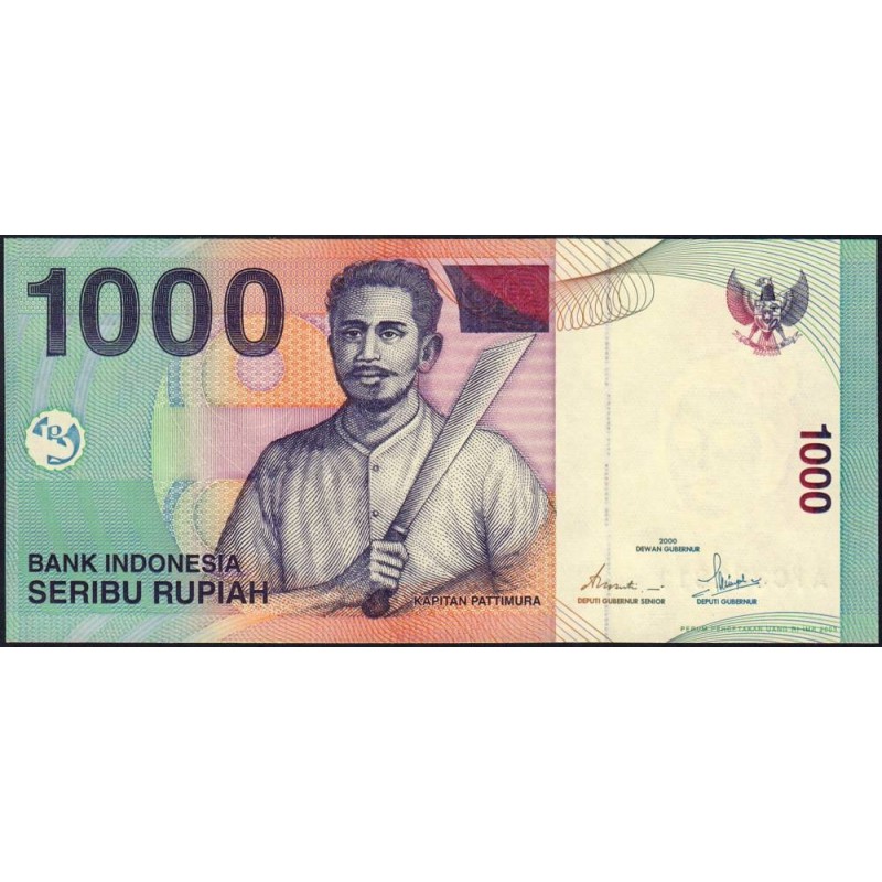 Indonésie - Pick 141d - 1'000 rupiah - Série AIC - 2000/2003 - Etat : NEUF