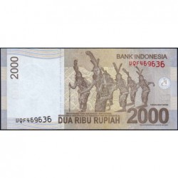 Indonésie - Pick 148g - 2'000 rupiah - Série UQF - 2009/2015 - Etat : NEUF