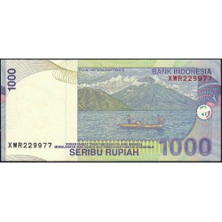 Indonésie - Pick 141dr (remplacement) - 1'000 rupiah - Série XWR - 2000/2003 - Etat : NEUF