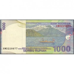 Indonésie - Pick 141dr (remplacement) - 1'000 rupiah - Série XWO - 2000/2003 - Etat : NEUF