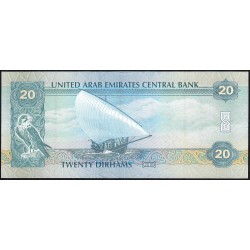 Emirats Arabes Unis - Pick 28d - 20 dirhams - Série 065 - 2016 - Etat : pr.NEUF