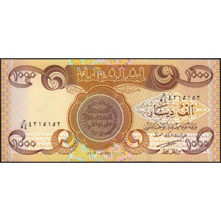 Irak - Pick 93a - 1'000 dinars - Série 54 - 2003 - Etat : NEUF