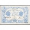 F 02-26 - 19/04/1915 - 5 francs - Bleu - Série O.5294 - Etat : TTB