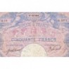 F 14-27 - 10/12/1914 - 50 francs - Bleu et rose - Série R.5771 - Etat : TB