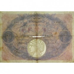 F 14-29 - 21/04/1916 - 50 francs - Bleu et rose - Série V.6797 - Etat : TB-