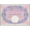 F 14-30 - 03/11/1917 - 50 francs - Bleu et rose - Série Y.7727 - Etat : TB+