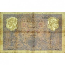 F 21-20 - 04/08/1906 - 100 francs - Bleu et rose - Série B.4643 - Etat : TB