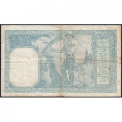 F 11-01 - 24/10/1916 - 20 francs - Bayard - Série Q.772 - Etat : TB+
