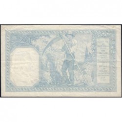 F 11-04 - 08/02/1919 - 20 francs - Bayard - Série E.6370 - Etat : TTB