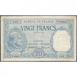 F 11-04 - 11/02/1919 - 20 francs - Bayard - Série F.6390 - Etat : TB+