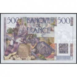 F 34-11 - 02/01/1953 - 500 francs - Chateaubriand - Série A.129 - Etat : SPL