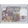 F 34-11 - 02/01/1953 - 500 francs - Chateaubriand - Série A.129 - Etat : SPL