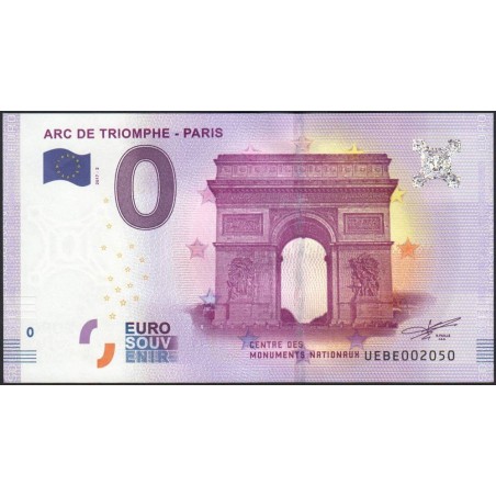 75 - Arc de Triomphe - 2017-2 - Etat : NEUF