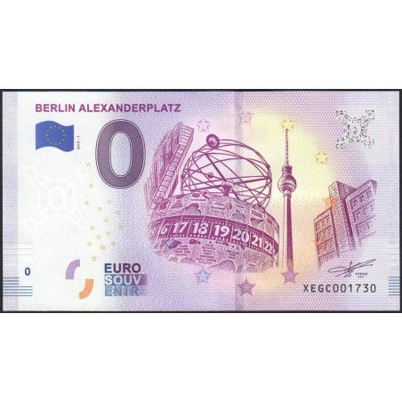 Allemagne - Berlin Alexanderplatz - 2019-1 - 0 euro - Etat : NEUF