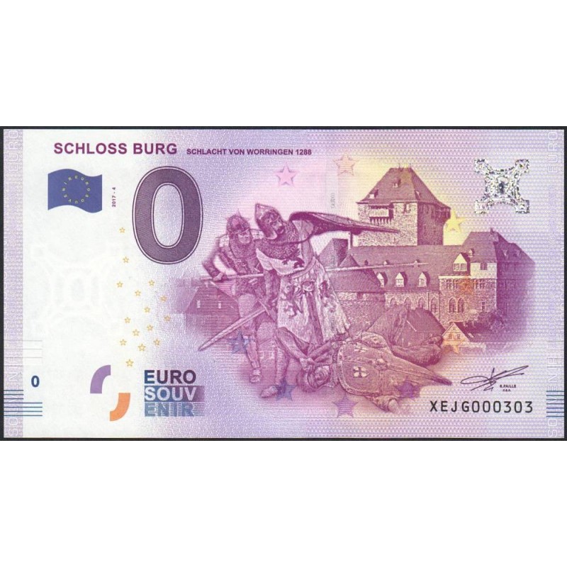 Allemagne - Schloss Burg - XEJG-2017-4 - 0 euro - Etat : NEUF